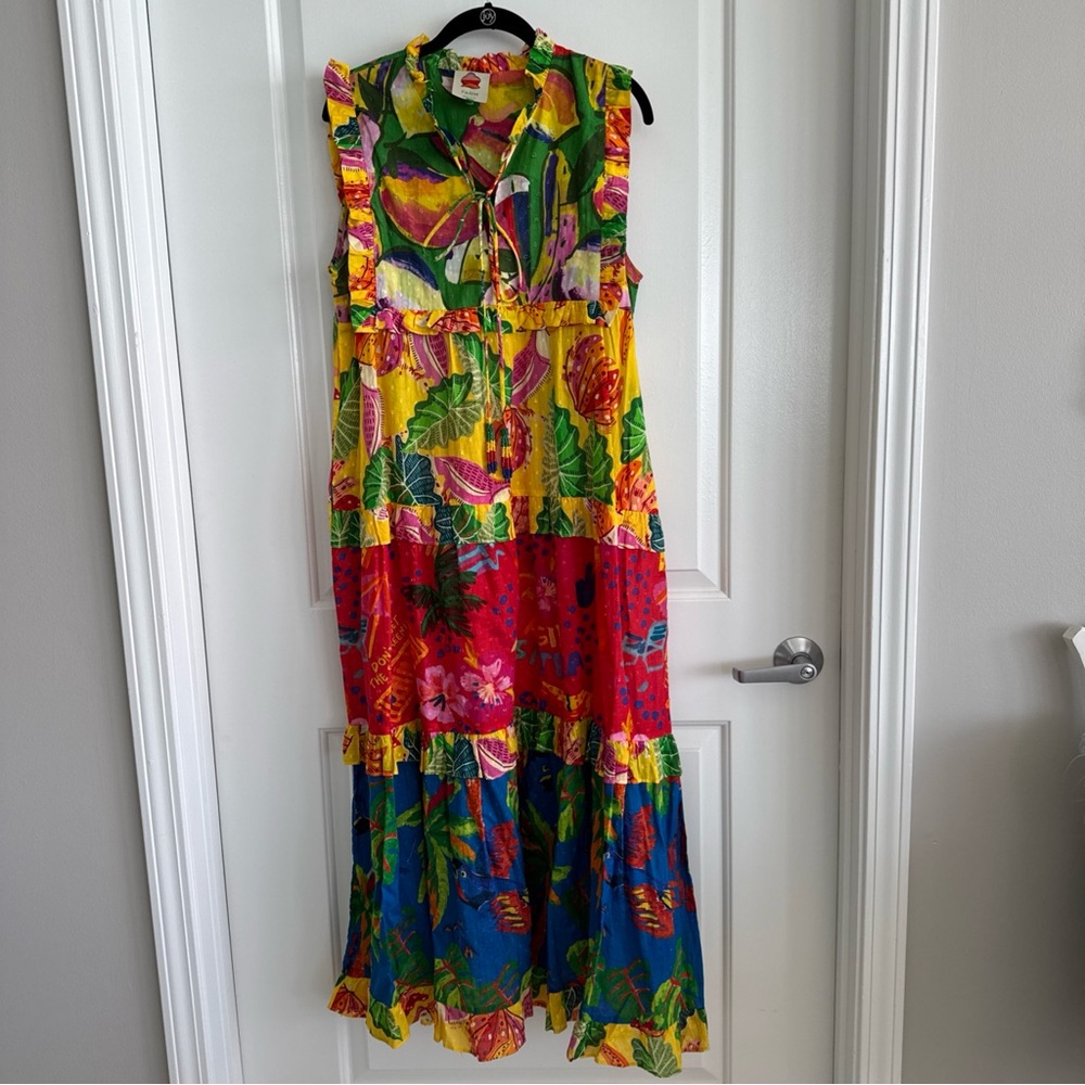 FARM Rio Multicolor Tropical Maxi Dress